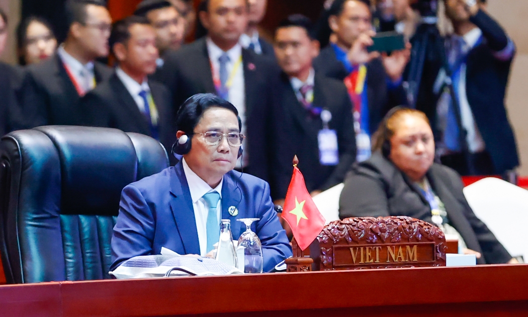 Thủ tướng Phạm Minh Chính tại hội nghị - Ảnh: VGP