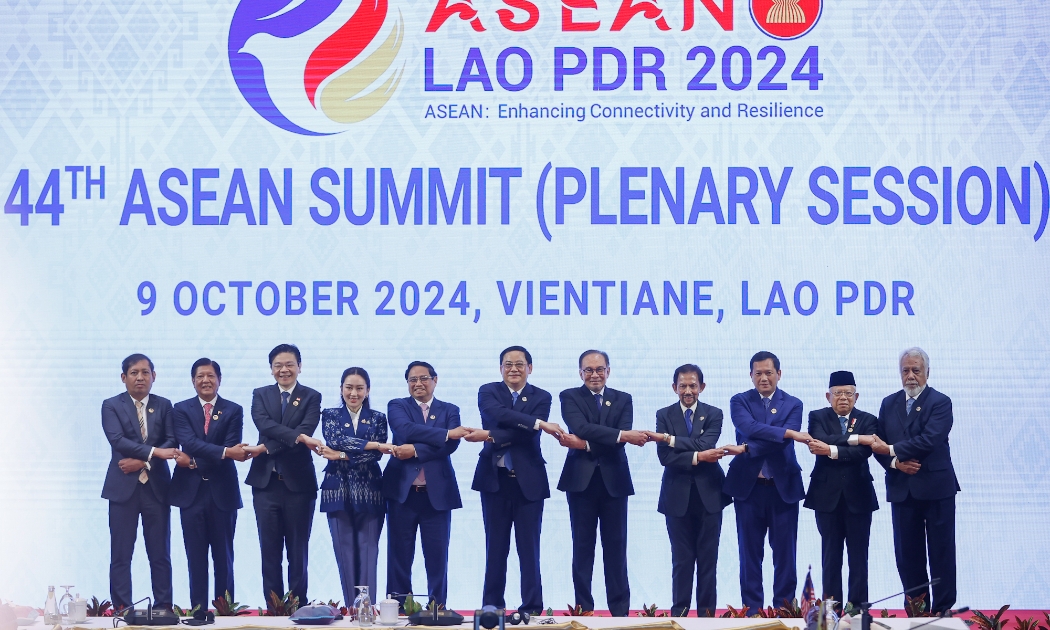Thủ tướng Chính phủ Phạm Minh Chính cùng các nhà lãnh đạo ASEAN tham dự Hội nghị Cấp cao ASEAN - Ảnh: VGP