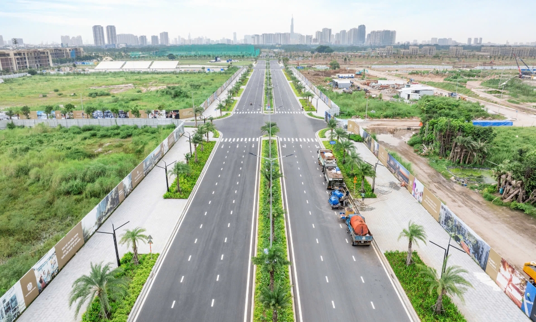 Đường Liên Phường và cầu bắc qua rạch Mương Kinh dự kiến hoàn thiện và thông xe kỹ thuật vào đầu năm 2025 - Ảnh minh họa.