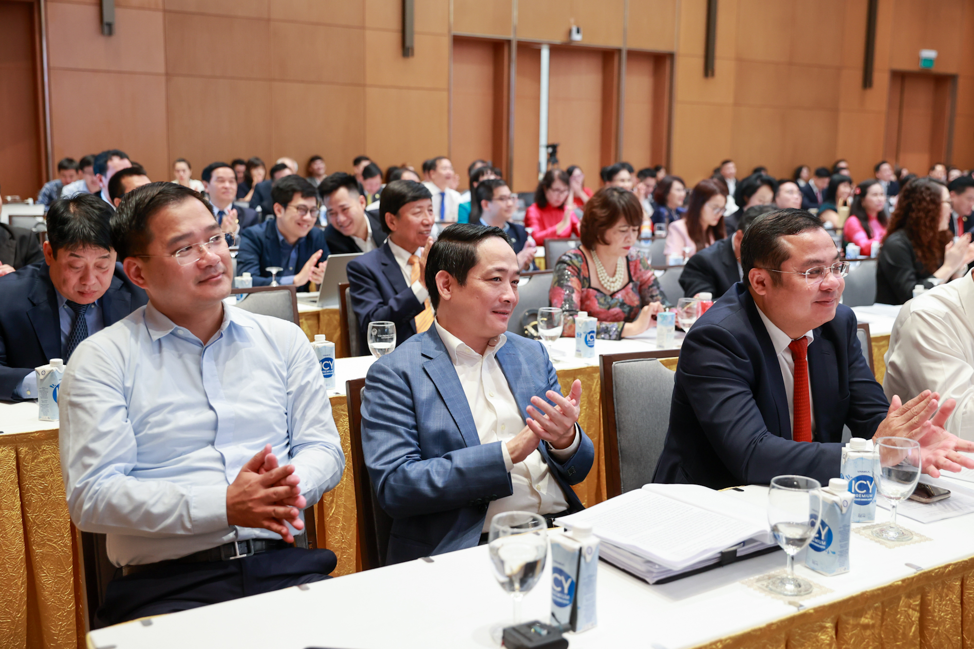 Các doanh nghiệp tham gia buổi gặp mặt ngày 4/10/2024. Ảnh VGP/Nhật Bắc