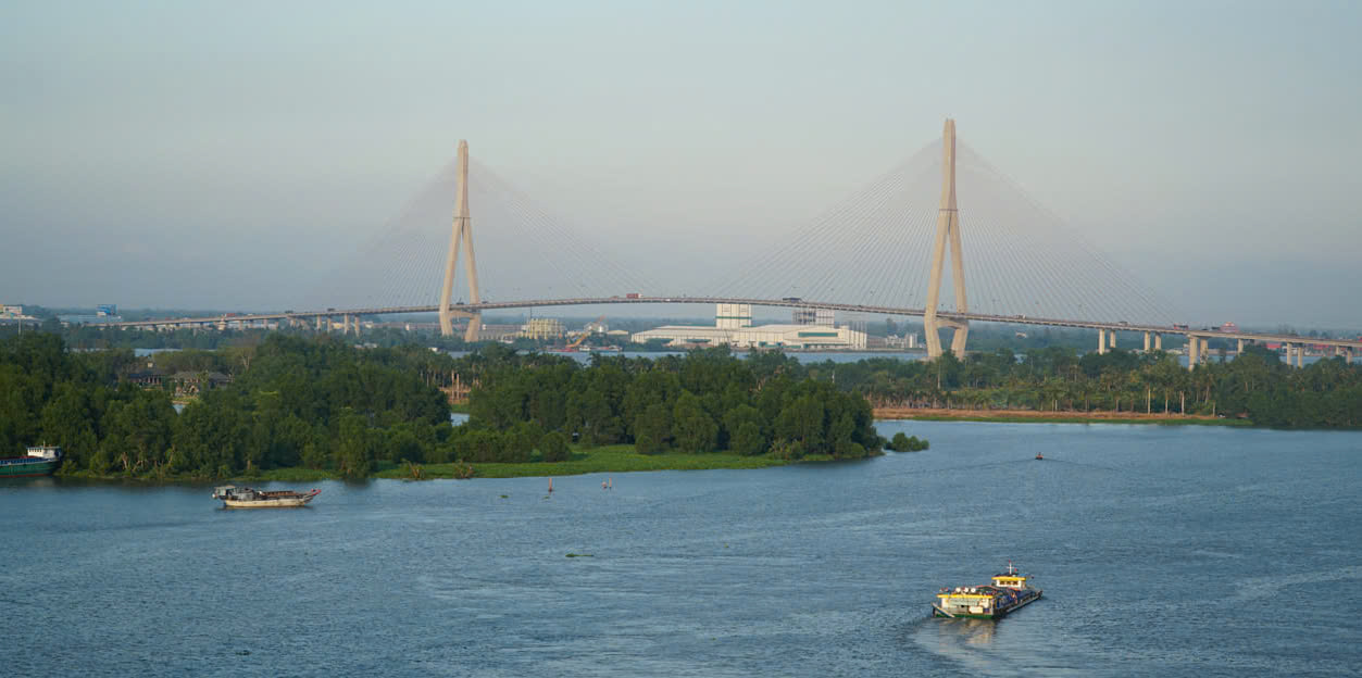 Cầu Cần Thơ 2 khi hoàn thành sẽ tạo sự kết nối giao thông đồng bộ, thúc đẩy giao thương khu vực - Ảnh minh họa.