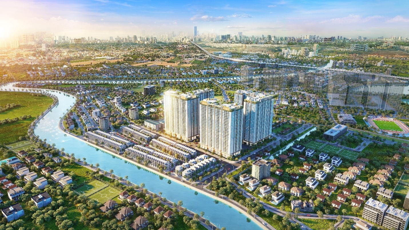 Dự án Hanoi Melody Residences với vị trí đắc địa tại Tây Nam Linh Đàm.