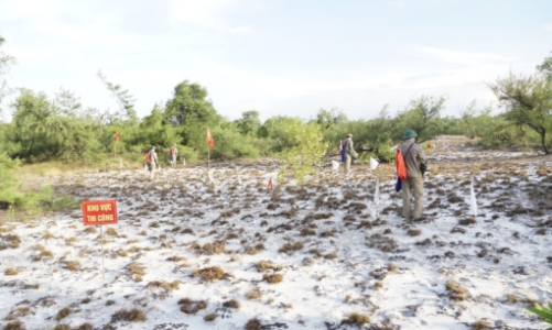 Tăng mức bồi dưỡng cho nhân viên rà phá bom mìn lên 350.000 đồng/ngày/người