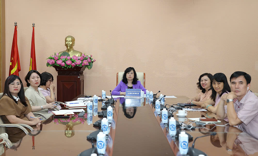 Bộ Y tế tham dự cuộc họp trực tuyến về Kế hoạch Chiến lược 5 năm của Liên minh toàn cầu về vaccine. Ảnh: MOH. 