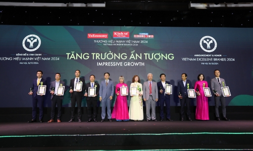 [Phóng sự ảnh]: Doanh nghiệp tự hào khi được xướng tên tại chương trình Thương hiệu Mạnh Việt Nam 2024