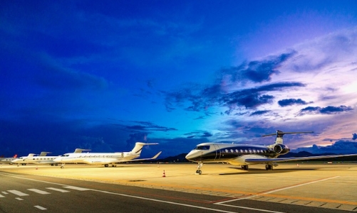 Đà Nẵng xuất hiện loạt máy bay siêu sang Gulfstream dành cho tỷ phú 