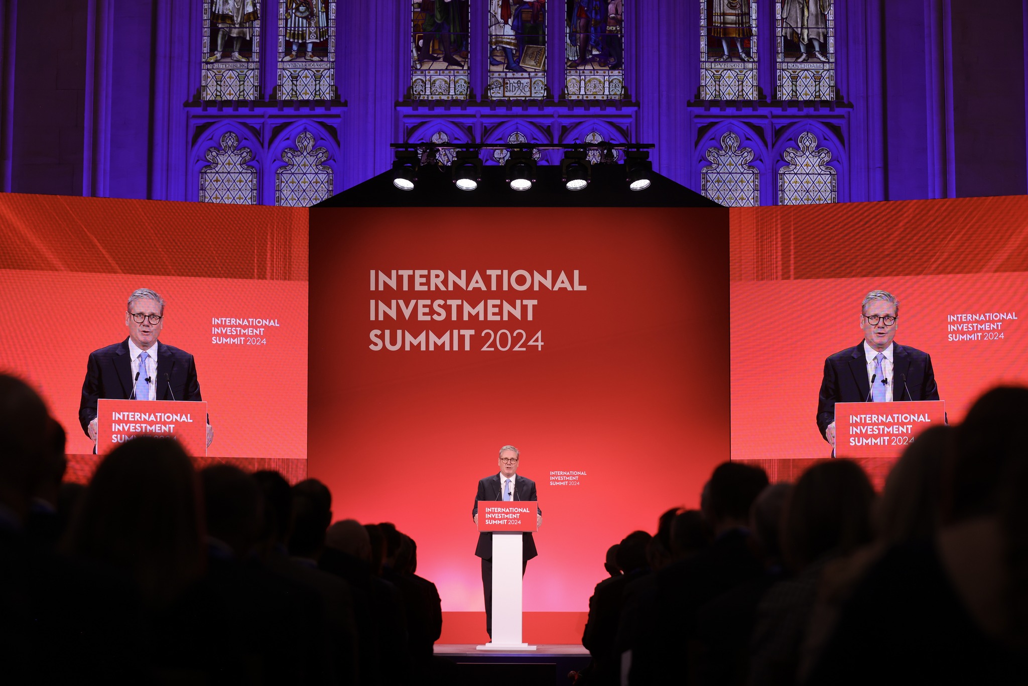 Thủ tướng Anh Keir Starmer tại Hội nghị Thượng đỉnh Đầu tư quốc tế