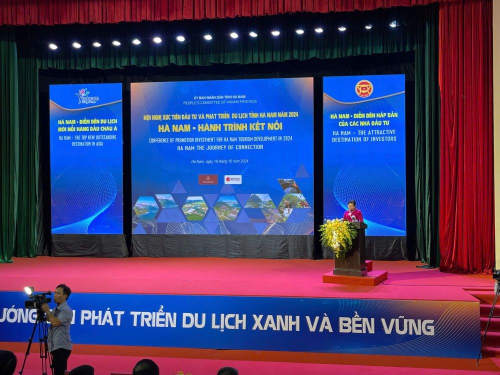 Quang cảnh hội nghị tại tỉnh Hà Nam ngày 18/10/2024.