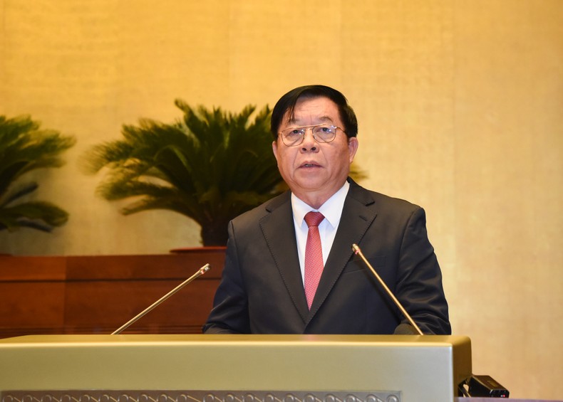 Đồng ch&iacute; Nguyễn Trọng Nghĩa, Ủy vi&ecirc;n Bộ Ch&iacute;nh trị, B&iacute; thư Trung ương Đảng, Trưởng Ban Tuy&ecirc;n gi&aacute;o Trung ương ph&aacute;t biểu tại hội nghị.