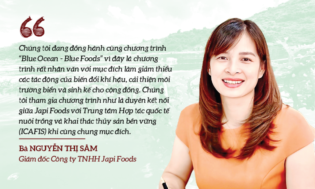 bà Nguyễn Thị Sâm, Giám đốc Công ty TNHH Japi Foods.