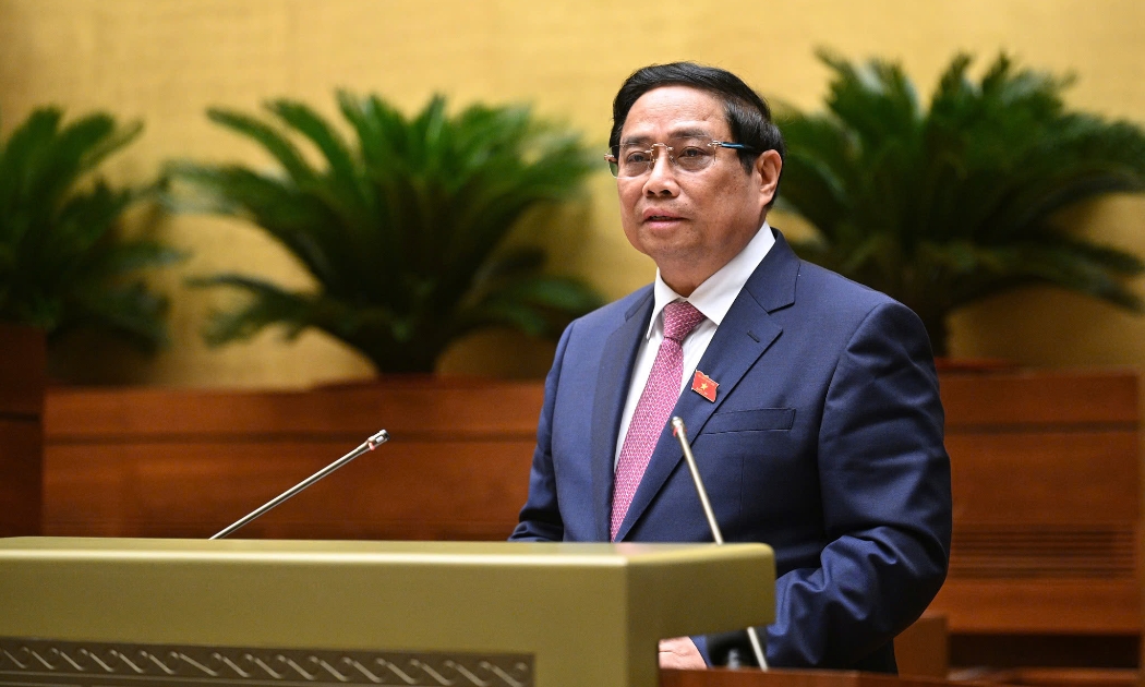 Thủ tướng Chính phủ Phạm Minh Chính báo cáo kết quả thực hiện kế hoạch phát triển kinh tế xã hội năm 2024; dự kiến kế hoạch phát triển kinh tế xã hội năm 2025.
