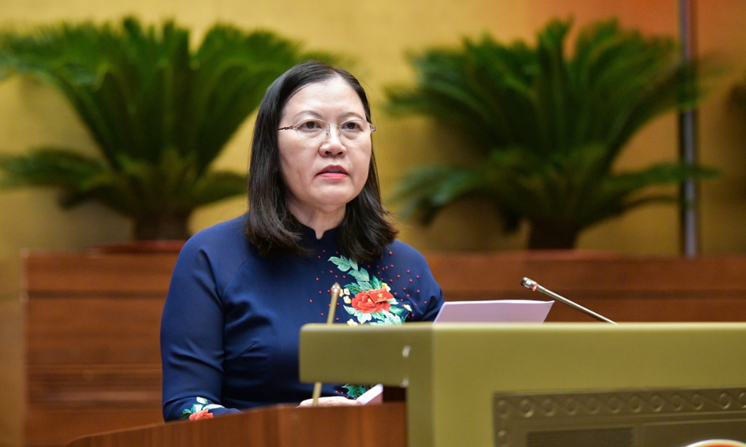 Ủy viên Ủy ban Thường vụ Quốc hội, Chủ nhiệm Ủy ban Tư pháp của Quốc hội Lê Thị Nga. Ảnh: Quochoi.vn