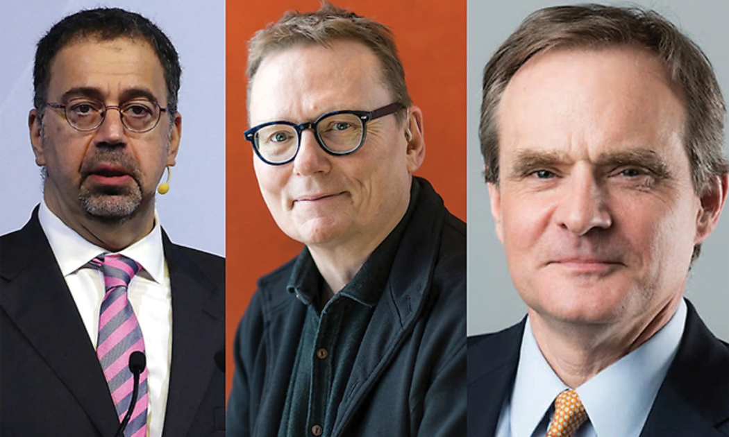 Các tác giả được giải Nobel Kinh tế năm 2024.
