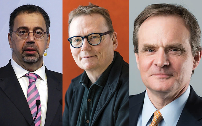 Các tác giả được giải Nobel Kinh tế năm 2024.