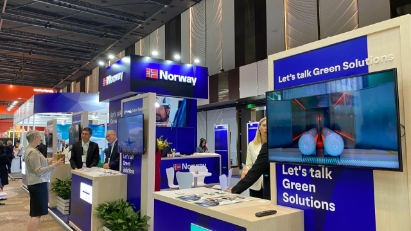 Norwegian pavilion shines at GEFE 2024 with green solutions