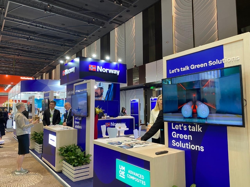 Norwegian pavilion shines at GEFE 2024 with green solutions