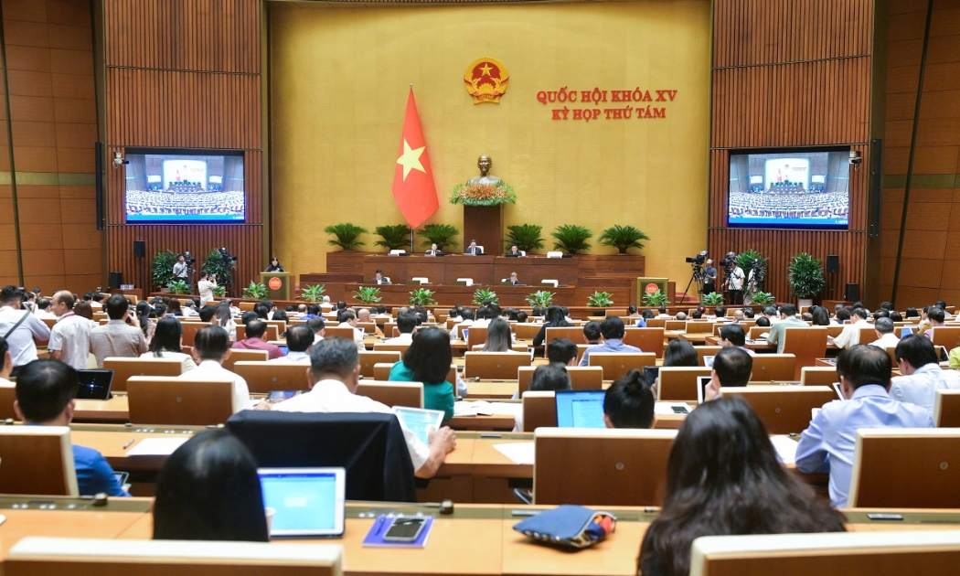 Toàn cảnh Kỳ họp thứ 8, Quốc hội khóa XV. Ảnh: Quochoi.vn