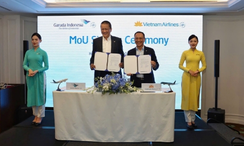 Vietnam Airlines ký kết biên bản ghi nhớ với Garuda Indonesia