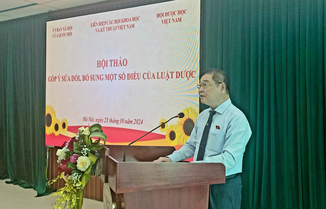 TSKH. Phan Xuân Dũng, Chủ tịch Liên hiệp Các Hội Khoa học và Kỹ thuật Việt Nam. Ảnh: N.Dương.