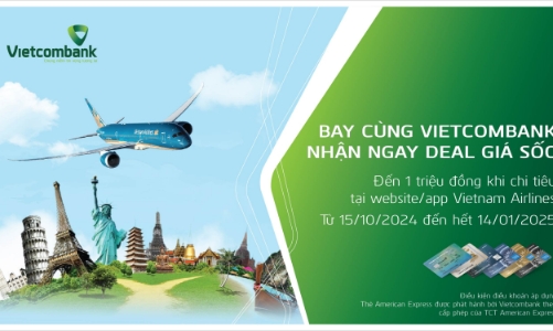 Vietcombank ra mắt chương trình khuyến mãi hấp dẫn dành cho chủ thẻ American Express