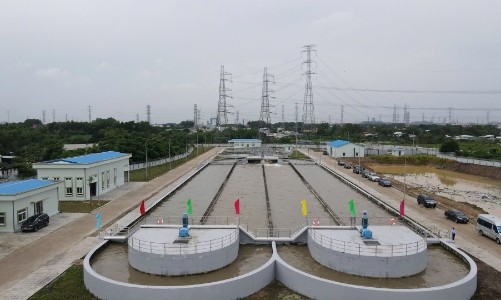 Nhà máy xử lý nước thải đầu tiên tại Việt Nam áp dụng quy trình sinh học hiện đại 