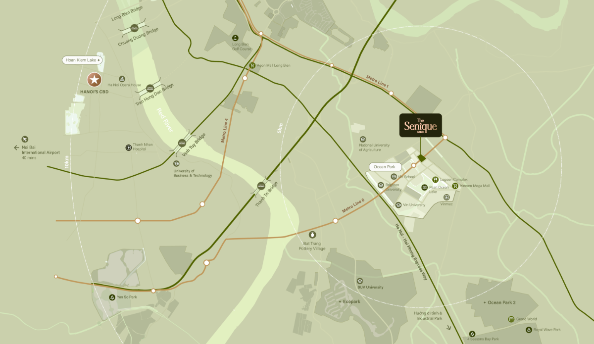 Đẩy mạnh hạ tầng giao th&ocirc;ng l&agrave; một trong những chiến lược mũi nhọn của th&agrave;nh phố trong việc ph&aacute;t triển trung t&acirc;m ph&iacute;a Đ&ocirc;ng mới của H&agrave; Nội.