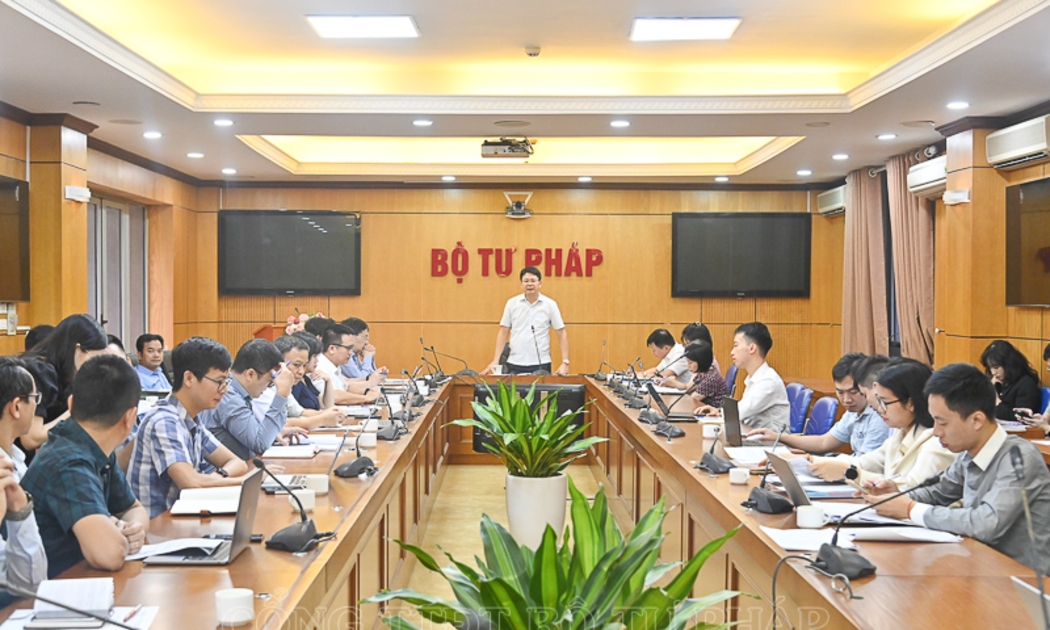 Quang cảnh phiên họp. Ảnh: MOJ.