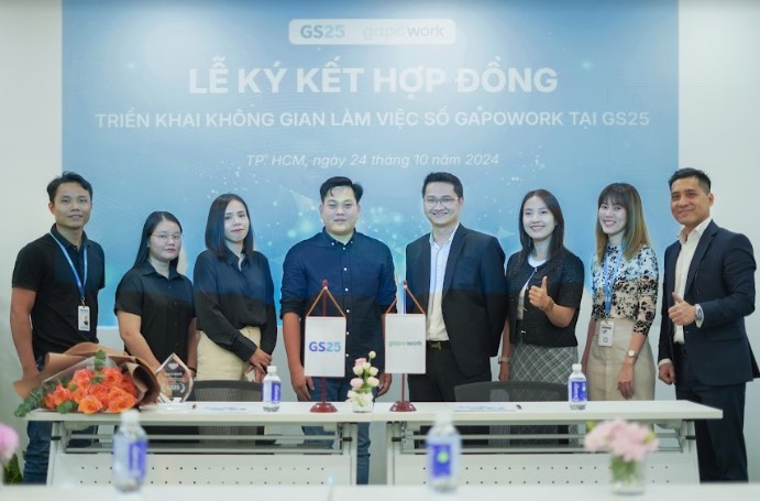 GapoWork và GS25 Việt Nam ký kết thỏa thuận hợp tác chiến lược.
