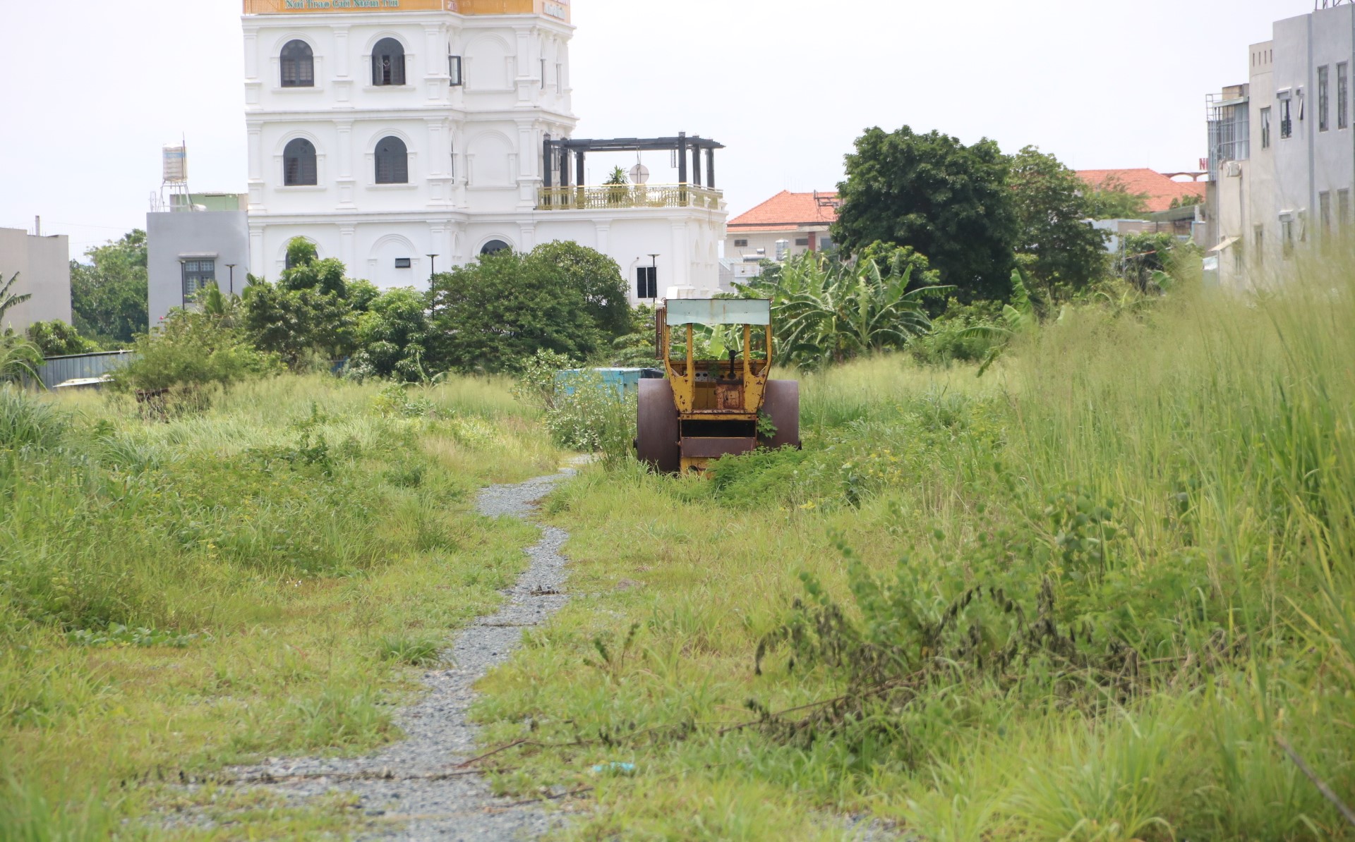 Khu đất để thực hiện dự án Khu nhà ở thương mại đường sắt (mở rộng) gần 4,8 ha tại TP. Dĩ An, tỉnh Bình Dương.