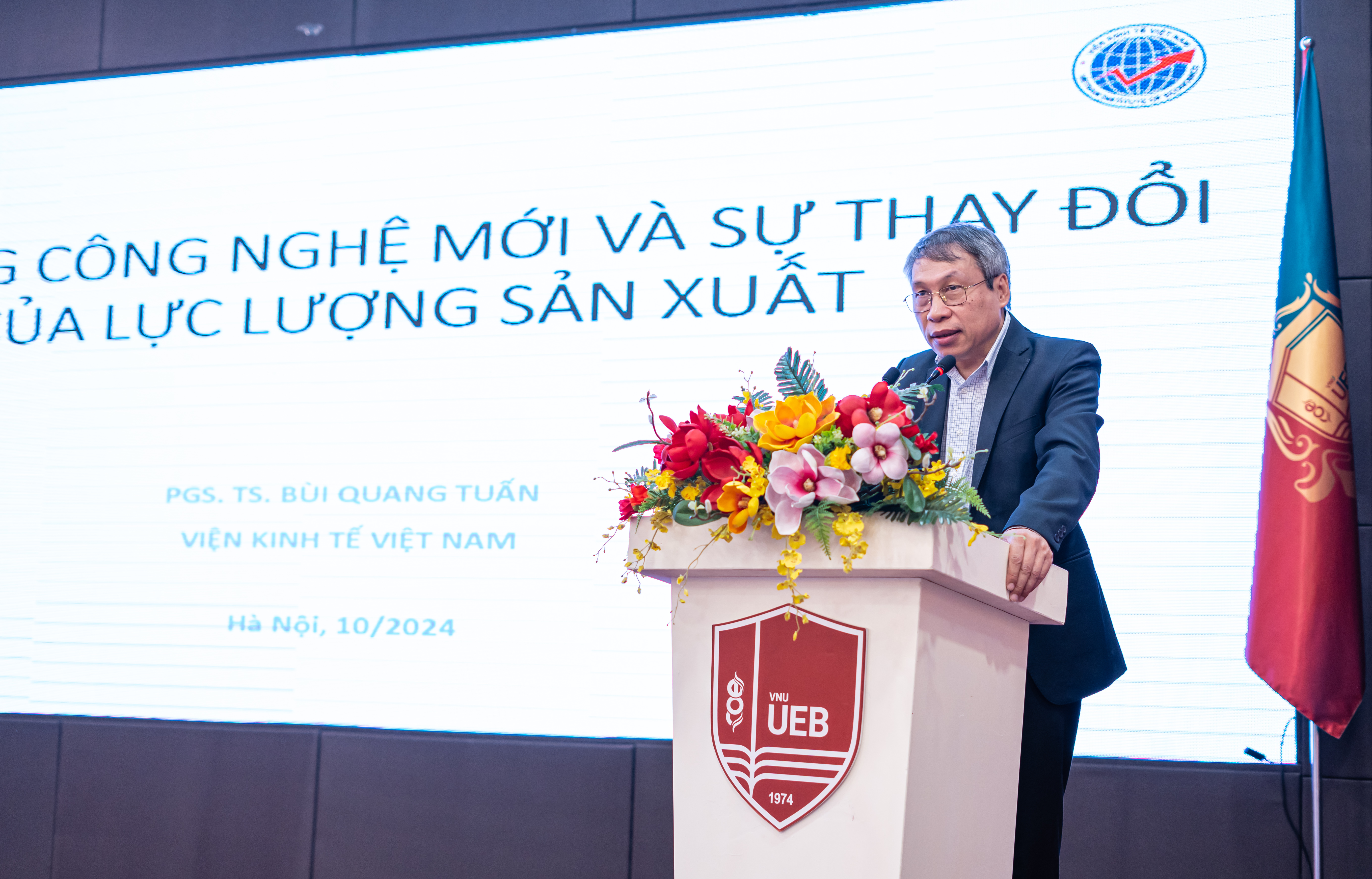 PGS. TS Bùi Quang Tu&acirc;́n, Viện trưởng Viện Kinh tế Việt Nam.&nbsp;