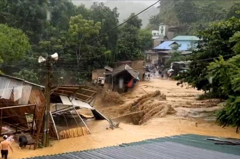 Lũ quét xảy ra tại suối Pu, xã Thành Sơn, huyện Quan Hóa, tỉnh Thanh Hóa thời điểm cuối tháng 7 vừa qua.