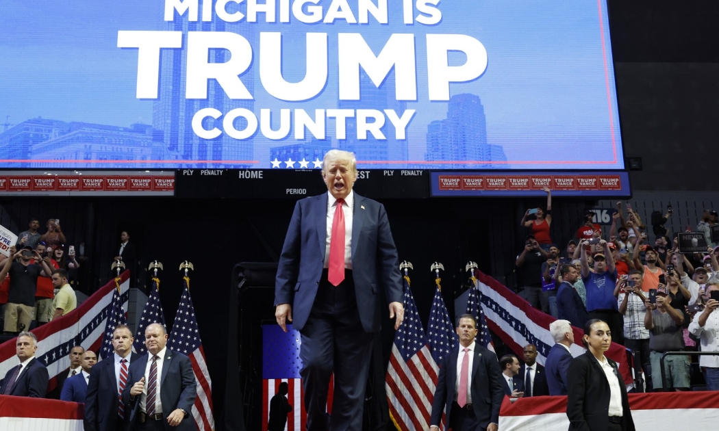 Với vai trò quan trọng của Michigan, trong tháng 8, ông Trump đã tới bang này 7 lần và thêm 4 lần trong tháng 9 - Ảnh: Getty Images