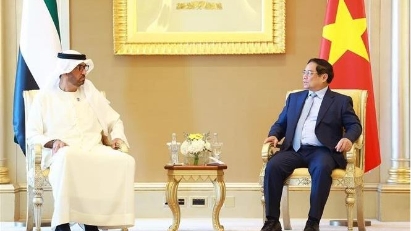 PM hosts a reception for UAE Minister of Industry and Advanced Technology