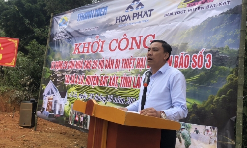 Tập đoàn Hoà Phát tài trợ 10 tỷ đồng cho bà con Lào Cai tái thiết sau bão số 3