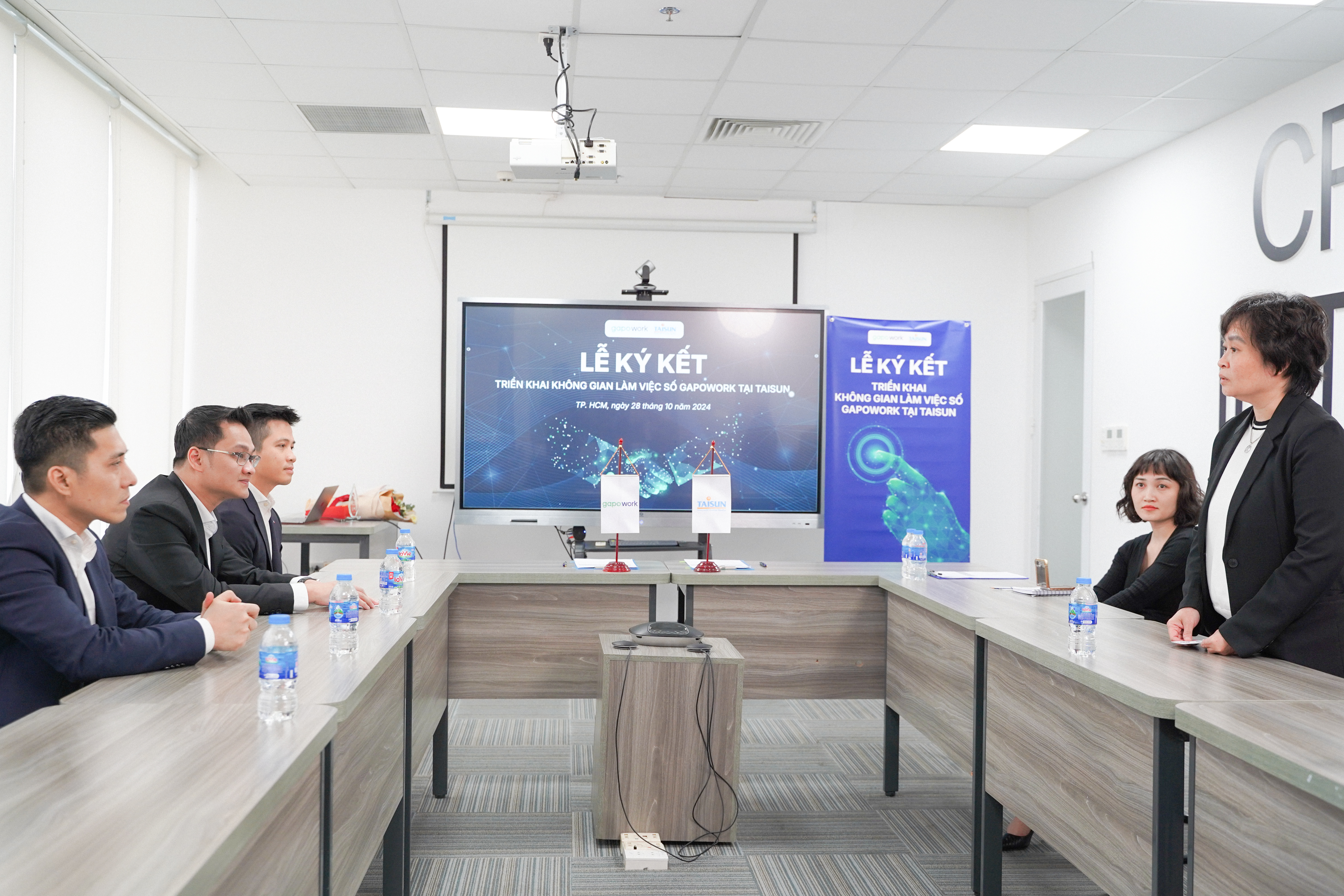 Đại diện Taisun Việt Nam phát biểu trong sự kiện  
