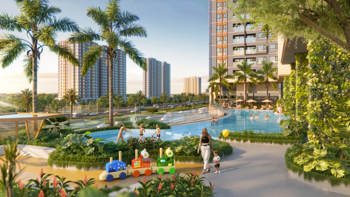 Sức khỏe cư d&acirc;n được vun đắp th&ocirc;ng qua hệ thống tiện &iacute;ch đa tầng. Ảnh: PL.