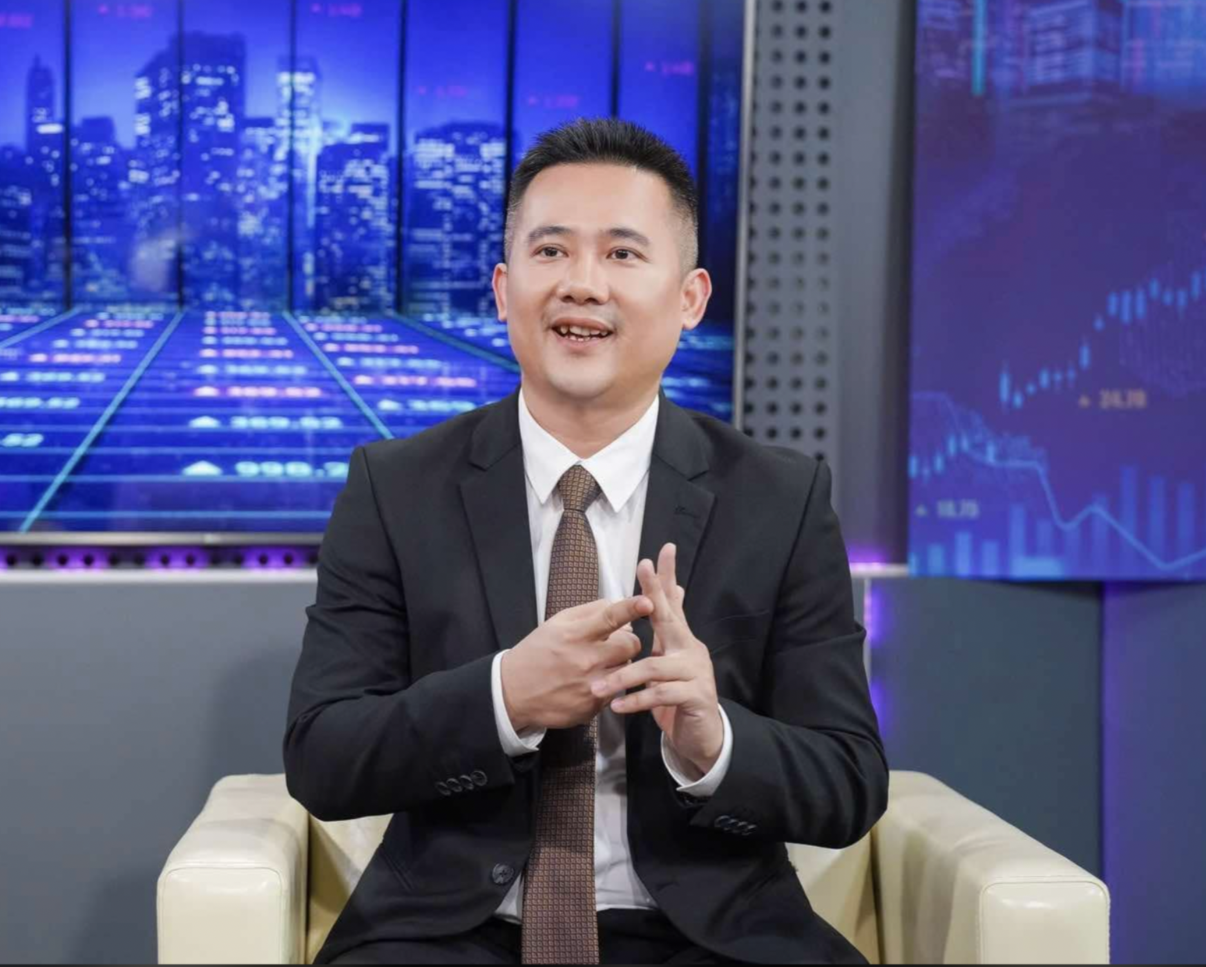Ông Nguyễn Quang Đạt, Tổng giám đốc Công ty CP Chứng khoán Up (UPS).