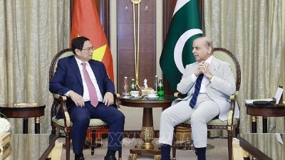 PM Pham Minh Chinh meets with his Pakistani counterpart in Riyadh
