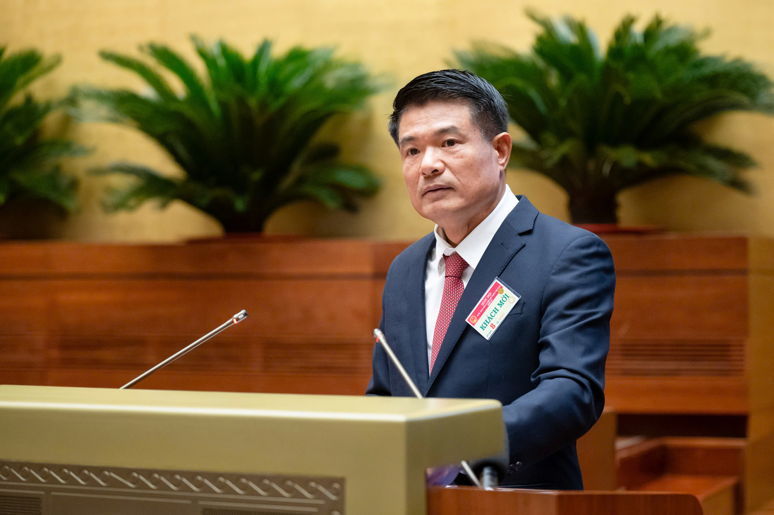 Viện trưởng Viện kiểm sát nhân dân tối cao Nguyễn Huy Tiến. Ảnh: Quochoi.vn