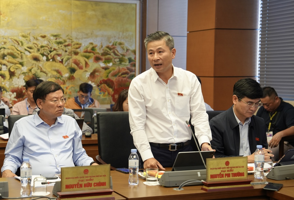 Đại biểu Nguyễn Phi Thường cho rằng, công tác giải phóng mặt bằng, tái định cư luôn là vấn đến khó khăn vướng mắc gặp phải đối với các dự án đầu tư công.