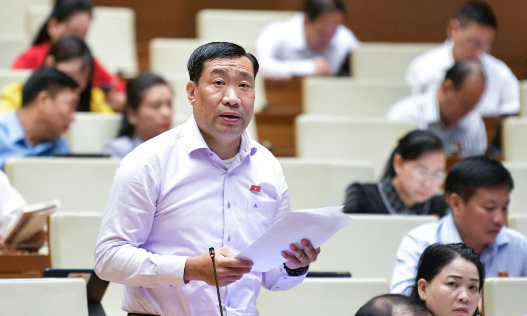 Đại biểu Thạch Phước Bình, đoàn tỉnh Trà Vinh. Ảnh: Quochoi.vn.