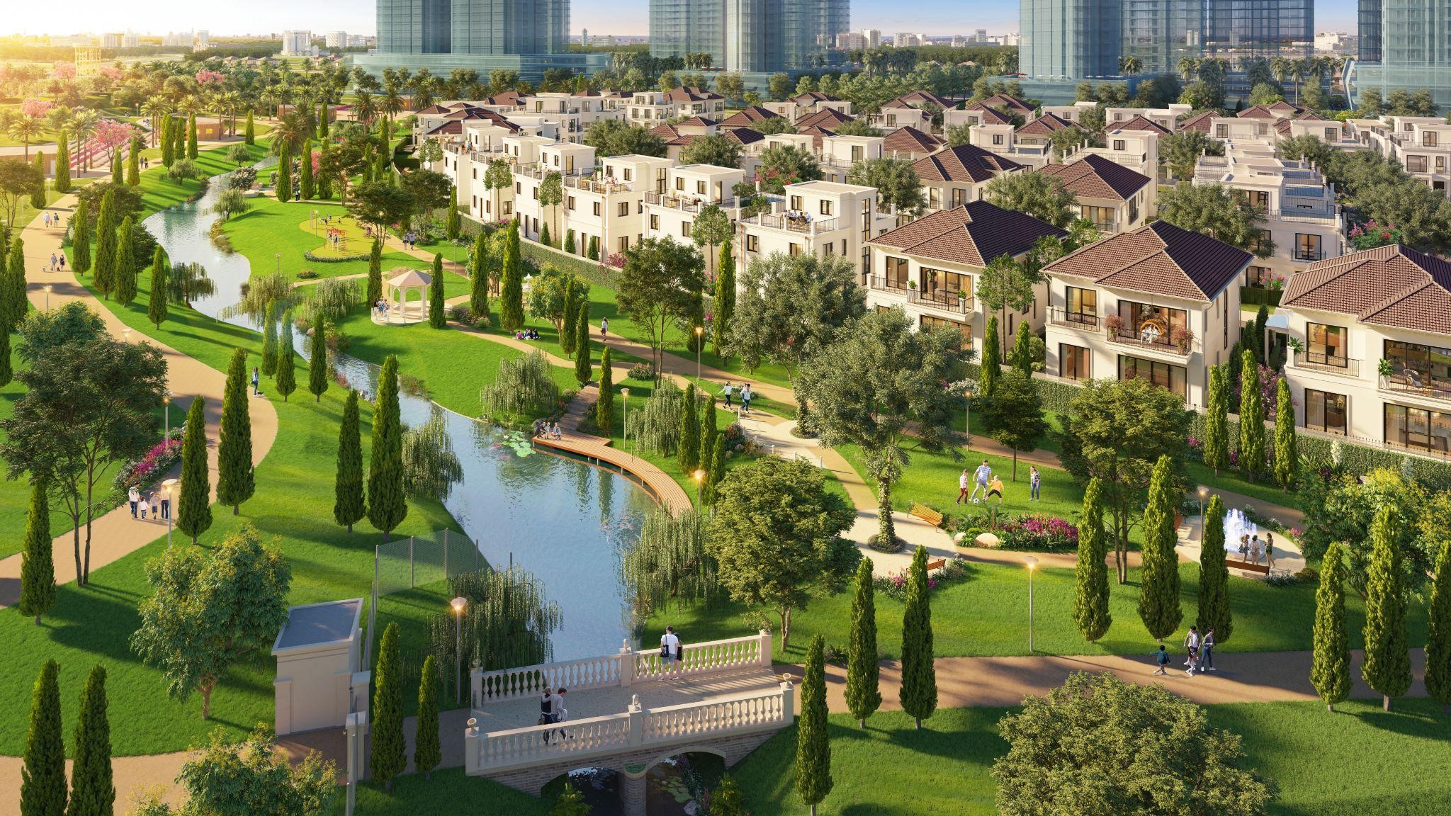 Park Village - khu compound phong cách &Acirc;u giữa lòng thành ph&ocirc;́ b&ecirc;n s&ocirc;ng.