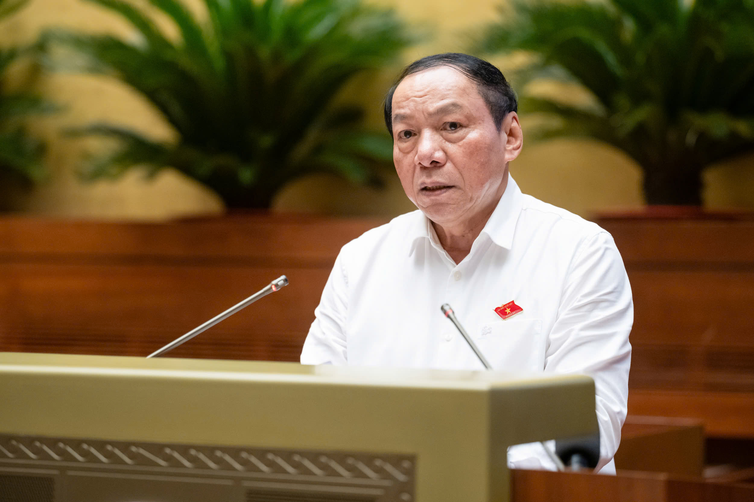Bộ trưởng Bộ Văn hóa, Thể thao và Du lịch Nguyễn Văn Hùng.