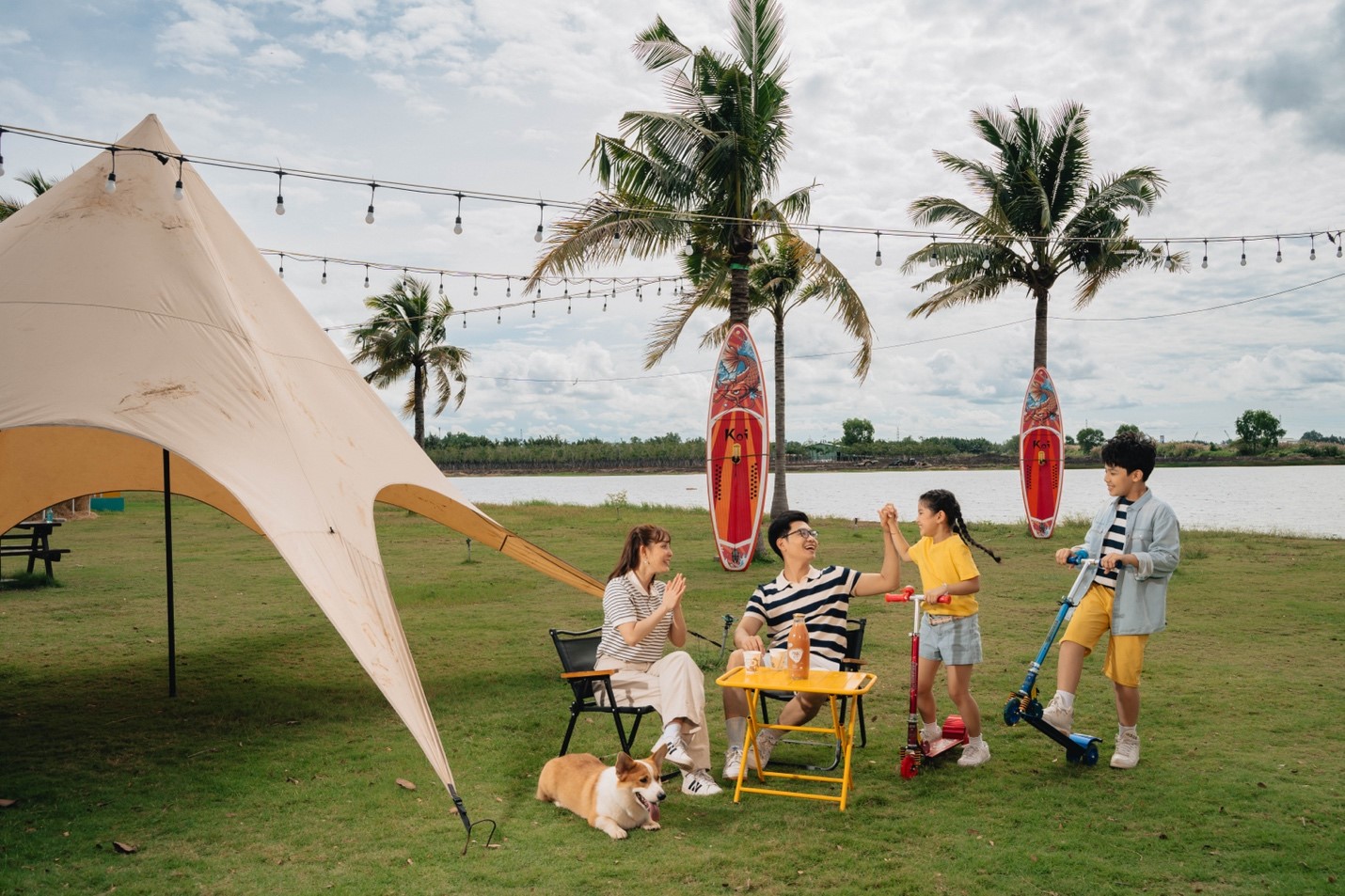 Khu vực c&ocirc;ng vi&ecirc;n Vịnh cảng 8,6ha với loạt hoạt đ&ocirc;̣ng trải nghi&ecirc;̣m đa sắc màu.