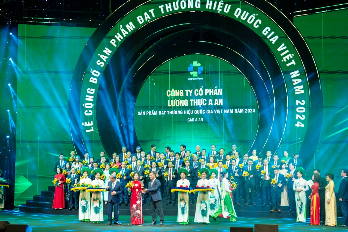 Gạo AAN vinh dự lần thứ 2 liên tiếp được công nhận là “Thương hiệu Quốc gia”.