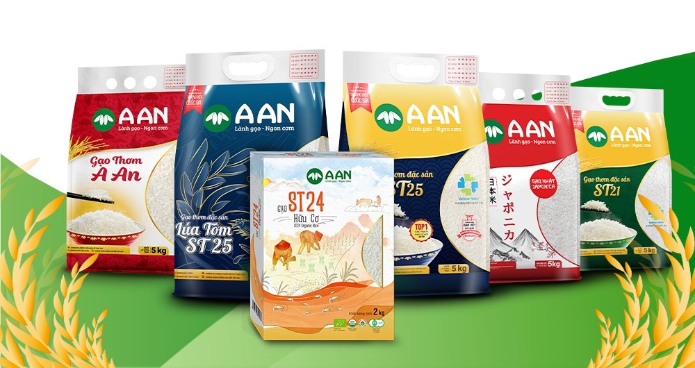 Thương hiệu Gạo AAN ngày càng phổ biến với người tiêu dùng Việt Nam.