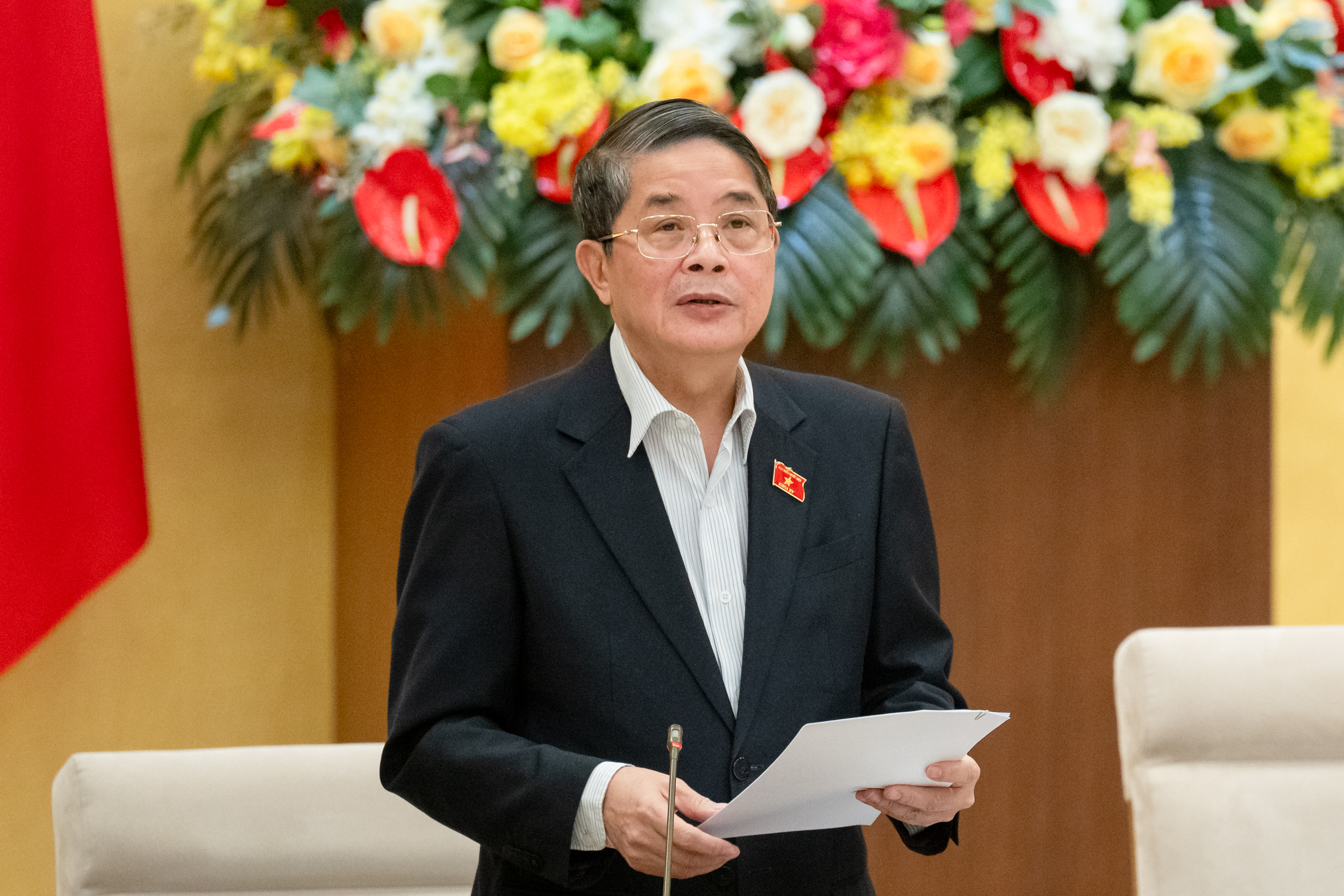 Phó Chủ tịch Quốc hội Nguyễn Đức Hải phát biểu kết luận.