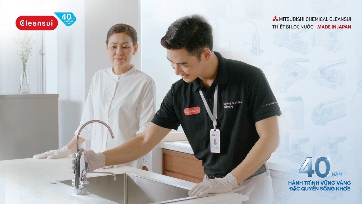 Dịch vụ chăm sóc khách hàng chu đáo của Mitsubishi Cleansui.