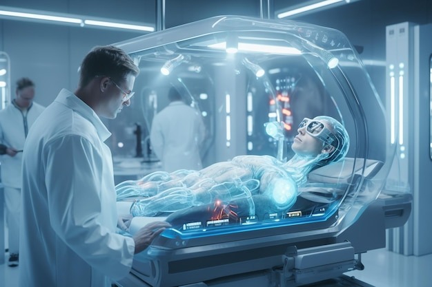 Một lĩnh vực khác mà AI đã chứng tỏ giá trị là trong việc giúp tìm ra phương pháp điều trị phù hợp hơn cho bệnh nhân. Ảnh minh họa