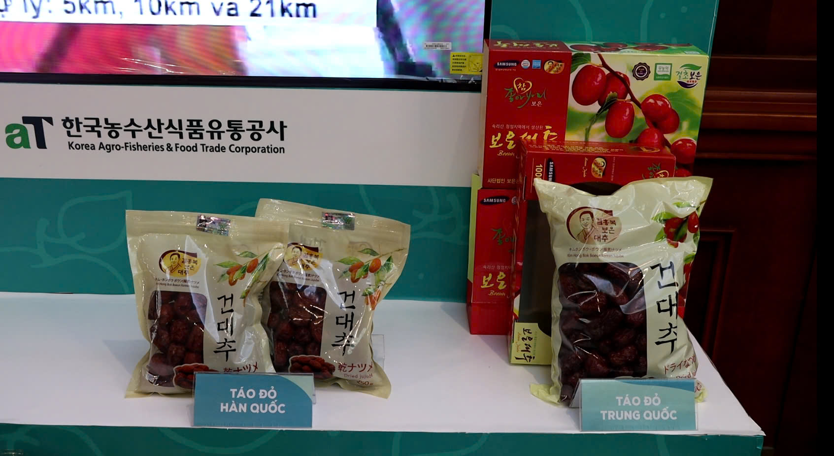 Sản phẩm trưng bày, giới thiệu, hướng dẫn phân biệt thật - giả.